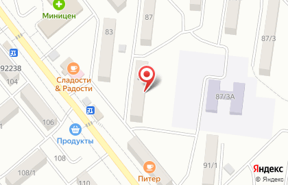 Детский развивающий центр Умный крепыш на Красногвардейской улице на карте