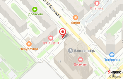 Продуктовый магазин в Красноярске на карте