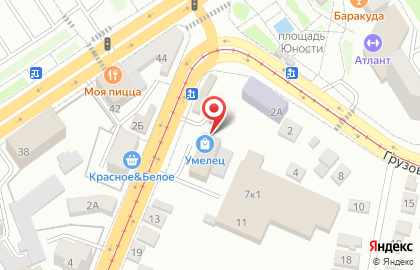 Посудо-хозяйственный магазин в Железнодорожном районе на карте