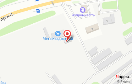 Строительный рынок Метр квадратный на карте