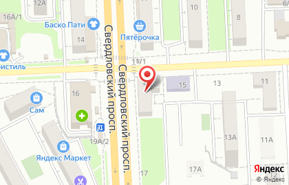 Сеть бытового проката Русский Прокат на Свердловском проспекте на карте