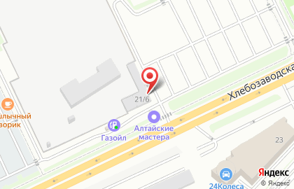 Кафе быстрого питания Гриль на Хлебозаводской улице на карте