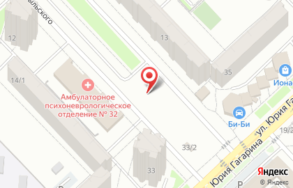 Автостоянка в Уфе на карте