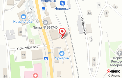 Мясная лавка в Южно-Сахалинске на карте