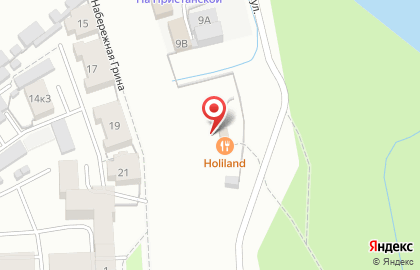 Компания Холиленд на Пристанской улице на карте
