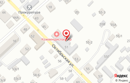 Минусинская межрайонная больница на Октябрьской улице на карте
