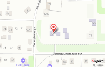 Детский сад Росинка №39 на Экспериментальной улице на карте
