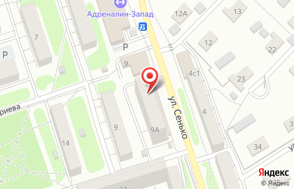 Парикмахерская Силуэт в Тамбове на карте