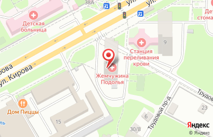 Банкомат Возрождение на улице Кирова, 11 в Подольске на карте