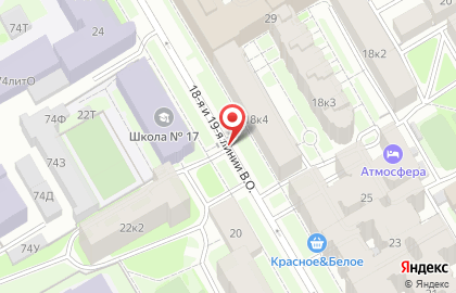 НеваБэби в Василеостровском районе на карте