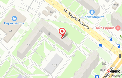 Нижегородская мемориальная компания на улице Карла Маркса на карте