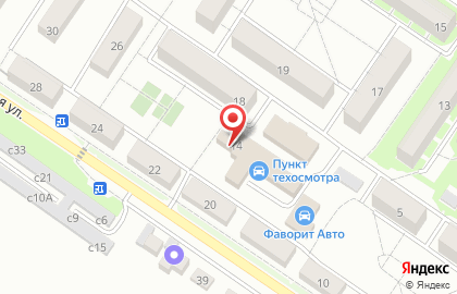 Автоцентр Фаворит Авто, автоцентр на Вокзальной улице на карте