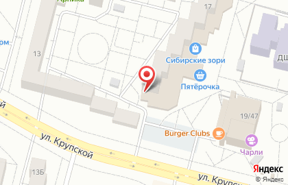 Продуктовый магазин Триумф в Центральном районе на карте