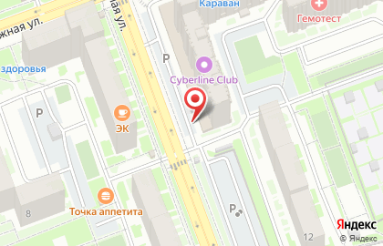 Автомаркет на Светлой улице на карте