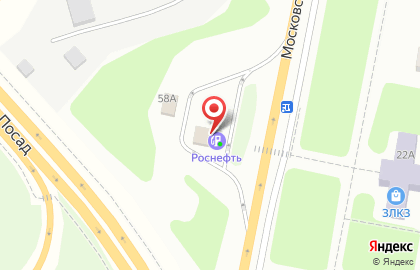 Технический центр Роснефть на Московском шоссе на карте