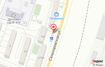 Магазин по продаже колбасных изделий Сибагро на Селькоровской улице на карте