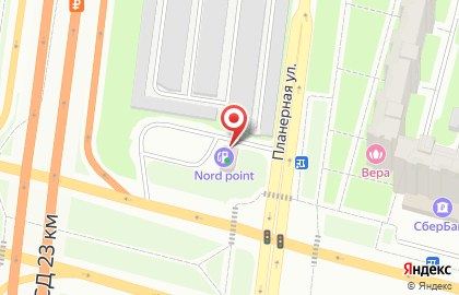NORD point на Планерной улице на карте