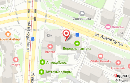 Кровельно-фасадная компания Строительный квартал на Гвардейской улице на карте