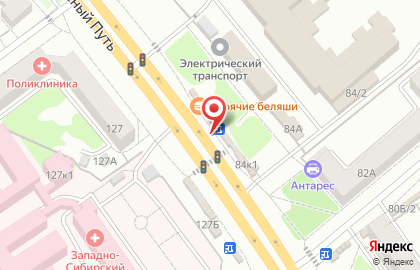 Пекарня Пекарушка на улице Красный Путь на карте