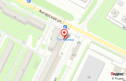 Салон связи Мегафон на Ангарской улице на карте