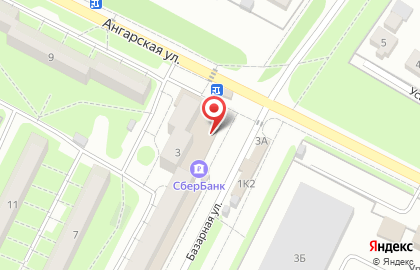 Салон связи Мегафон на Ангарской улице на карте