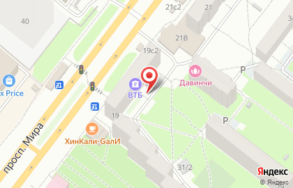 ОАО Лето Банк на улице Мира на карте