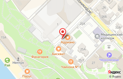 Киоск печатной продукции Олимп-Пресс в Центральном районе на карте