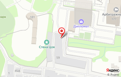 Торговая компания на Кронштадтской улице на карте