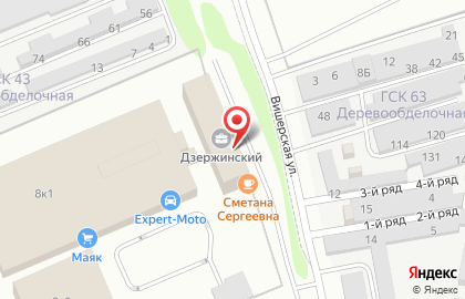 Сели-поели в Дзержинском районе на карте