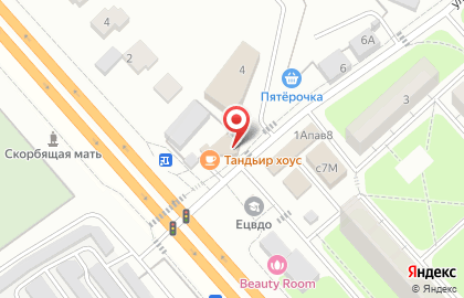Продовольственный магазин Меркурий в Солнечногорске на карте