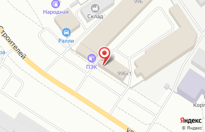 Транспортная компания Байкал Сервис на улице Строителей на карте