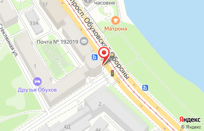 Продовольственный магазин Слава на площади Александра Невского I на карте