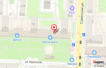 ООО Соланас на улице Крупской на карте