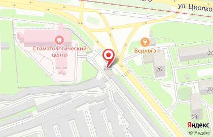 Автомойка Автоблеск на улице Циолковского на карте