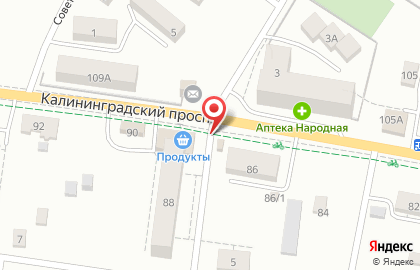 Кофейня на Калининградском проспекте, 88а на карте
