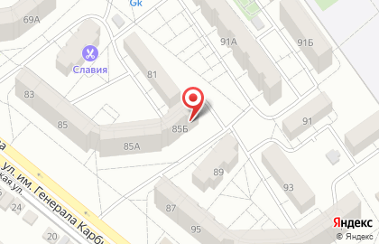 Магазин бескаркасных детских автокресел в Волгограде на карте