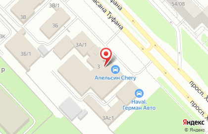 Автосалон Апельсин Chery на карте