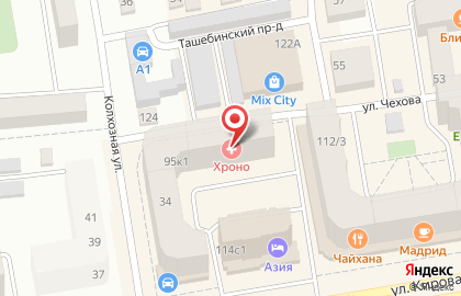 Медицинский центр Хроно на улице Чехова на карте