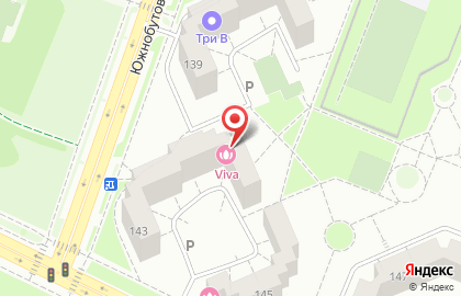 Салон красоты Viva на Южнобутовской улице на карте
