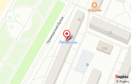 Кондитерские изделия от Машенькиной на Приморском бульваре на карте