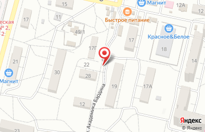 Магазин кондитерских изделий в Тракторозаводском районе на карте