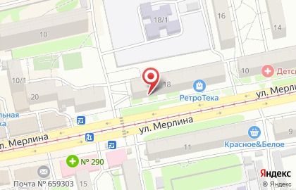 Специализированный магазин Баттерфляй на карте