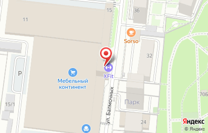 Автошкола Сфера в Правобережном районе на карте