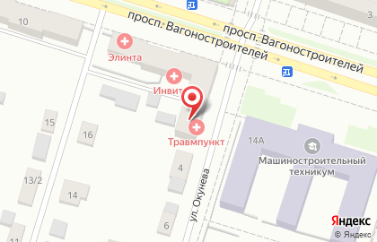 Травмпункт Городская больница №1 на карте