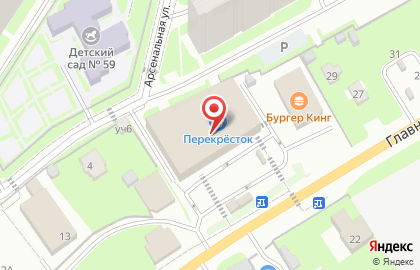 Детская изостудия ИЗОбражуля в ТЦ Главный на карте