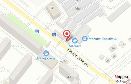 Магазин Сладкоежка на Полесской улице на карте