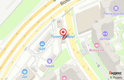 Автосервис Маслотека в Красногорске на карте