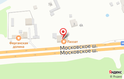 Кафе Лаззат в Нижнем Новгороде на карте