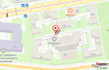 Детская тренинг-студия кино АктёрСПб на Приморском проспекте на карте