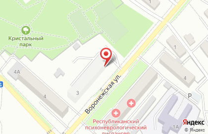 Парикмахерская Валентина на Воронежской улице на карте
